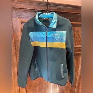 Cotopaxi Blue and Teal Teca Fleece Full-Zip Jacket